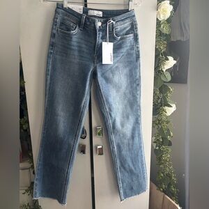 Classic Blue Straight Leg Women's Jeans